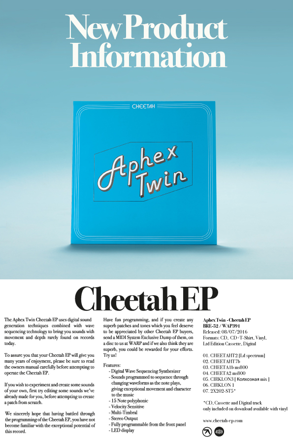 ceetah EP flyer