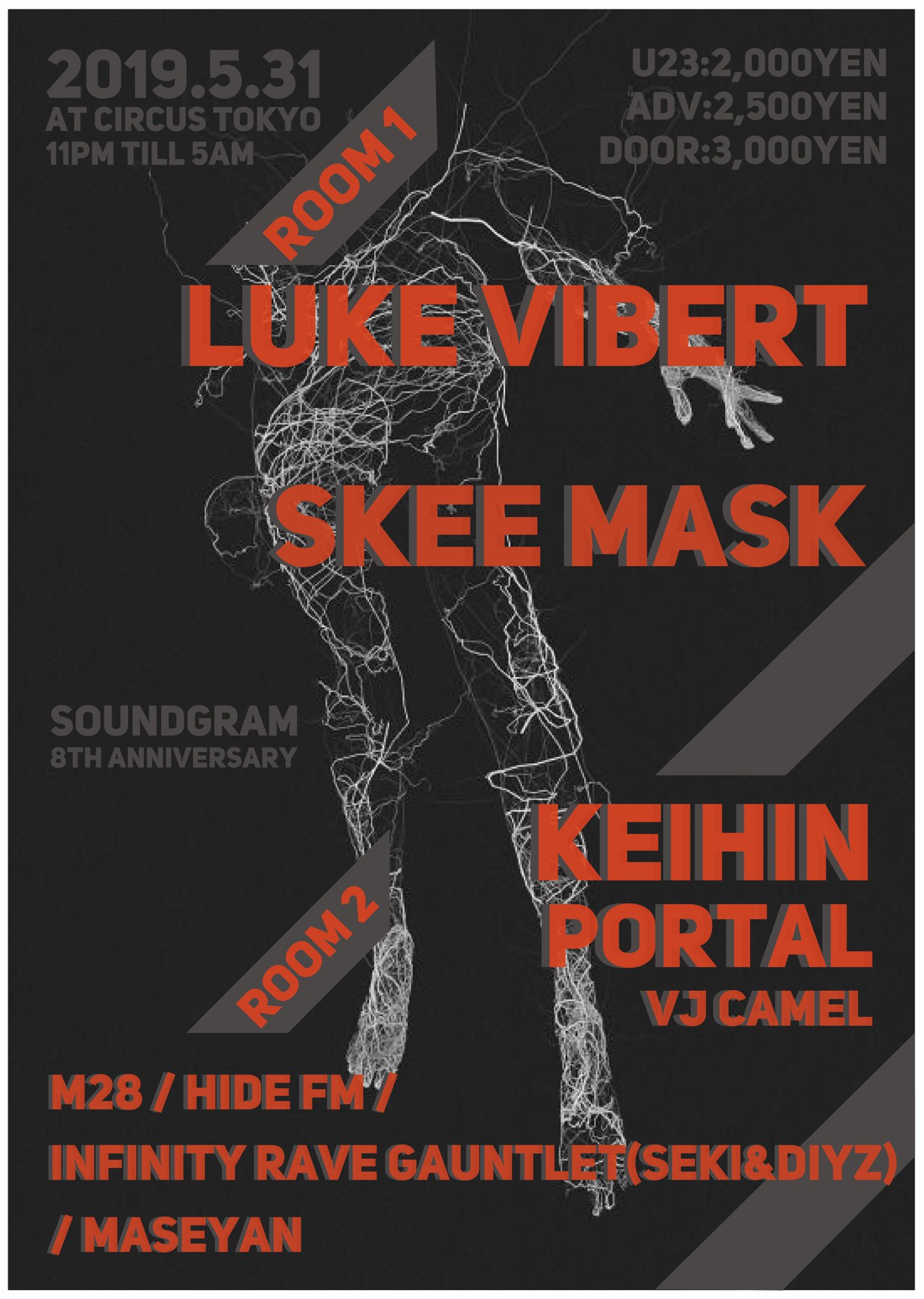Luke Vibert × Skee Mask Soundgram 8th Anniversary