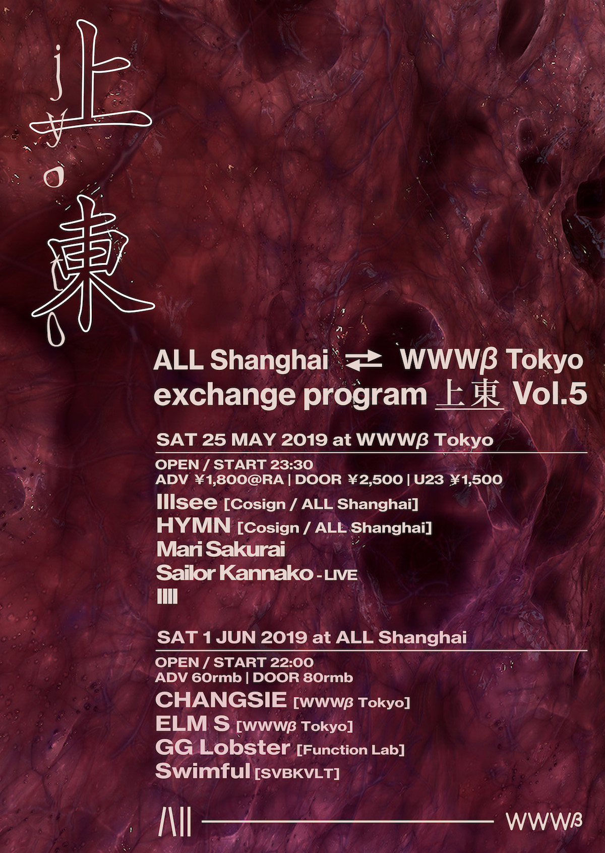 ALL Shanghai ⇆ WWWβ Tokyo exchange program 上東 Vol.5